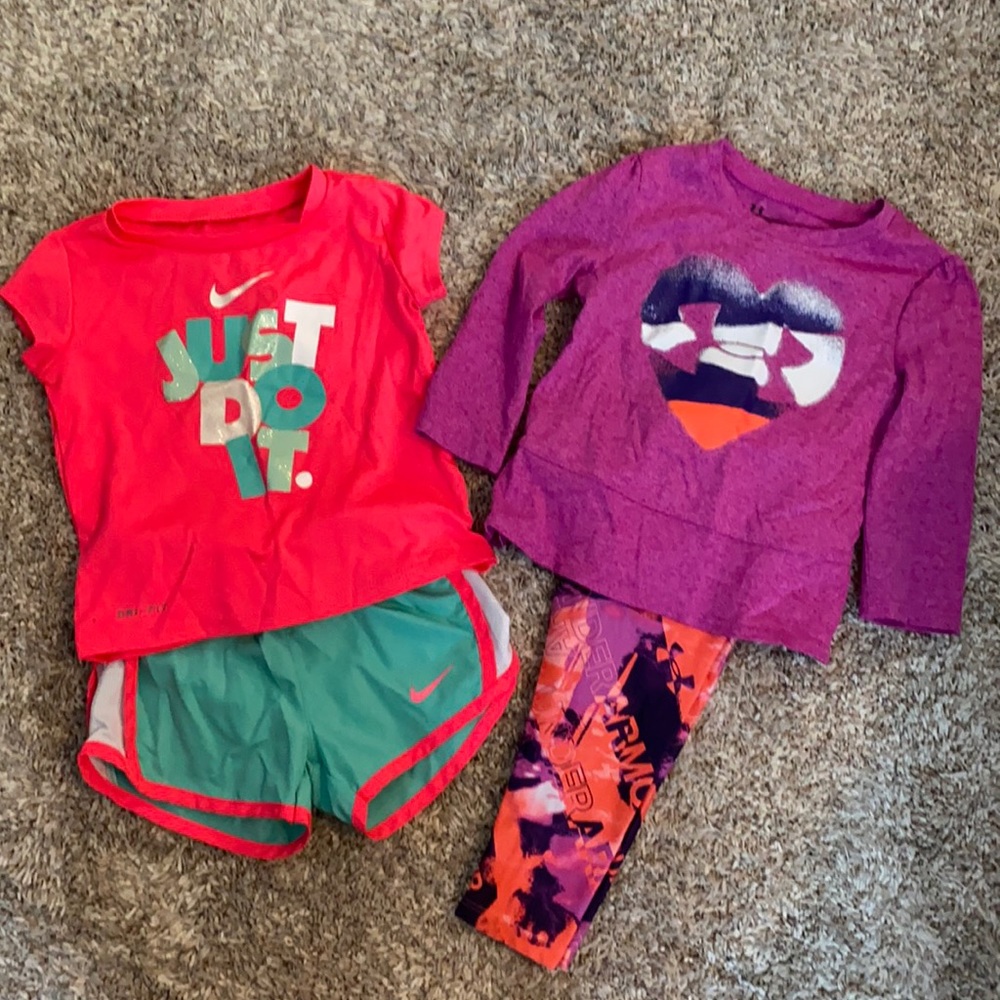 Nike and Underamour 18 month set
